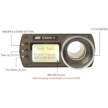 Medību Ātrums Testeri Chronograph FPS High-Power Pasākums Rīku E9800-X