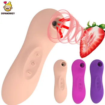 DopaMonkey Clit Nepieredzējis Dzelksnis Stimulators Spēcīgs Vibrators Mute seksa rotaļlietas sievietēm Klitora Stimulators Clit Krūšu galu Vibrators