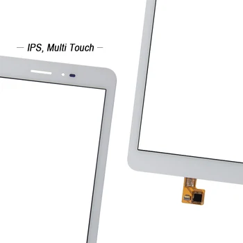 Par Huawei Mediapad T1 8.0 3G S8-701u / Gods Pad T1 S8-701 Touch Screen Panelis Digitizer Stikla Bezmaksas piegāde +Instrumenti