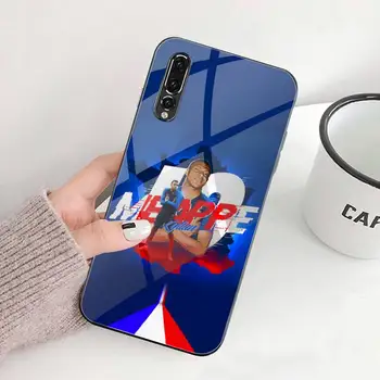 Francijas futbola superzvaigzne Kylian Mbappé Telefonu Gadījumā Rūdīta Stikla Huawei P30 P20 P10 lite godu 7.A 8X 9 10 mate 20 Pro