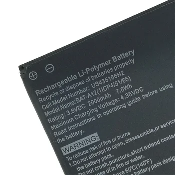 Oriģināls 2000mAh BAT-A12 akumulatoru Acer Z520 Noliktavā Augstas Kvalitātes +Izsekošanas Numuru