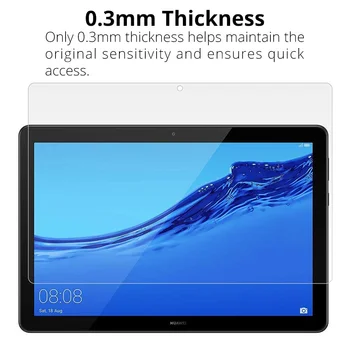 Rūdīta Stikla Ekrāna Aizsargs Huawei MediaPad T5 10 AGS2-W09/L09/L03/W19 10.1 collu 9H Premium Tablete Aizsardzības Stiklu Plēves