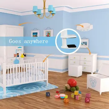 Universal Baby Monitors, Turētājs 360 Grādu Rotācijas Elastīgu Baby Camera Mount Plaukta Drošāku Monitor Stand Bērnu Bērni Piederumi