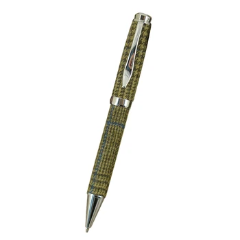 ACMECN Modes Britu stila Auduma Lodīšu Pildspalva ar Pārbaudītājs Modelis un Chrome Apdare Radošās Uzņēmējdarbības Pildspalva Ziemassvētku Dāvanas