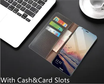 Īstas Ādas Maks Tālruni Somā Kartes Slots Turētājs Xiaomi POCOphone F1/Xiaomi POCO F2 Pro Maciņš Case Cover Stand Būtiska
