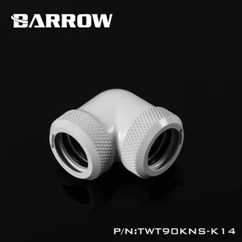 4GAB Barrow14MM ātri vērpjot 90 grādu dubultā galvu cietā caurule ātri vērpjot TWT90KNS-K14 sudraba / balta / sudraba /zelta,watercooling
