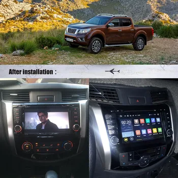 Priekš NISSAN NP300 Navara Android Radio+ kasešu diktofonu, Auto DVD Atskaņotājs, multimediju GPS Navigācijas Vienības Vadītājs Stereo Audio