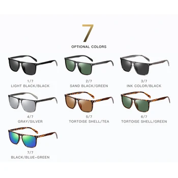 KEITHION 2019 Polarizētās Saulesbrilles, Unisex Kvadrātveida Saules Brilles Zīmola Dizainere Sunglases Vintage, Saulesbrilles Feminino Sievietēm Vīriešiem