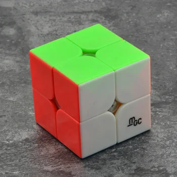 YJ MGC 2x2 Magnētisko magic cube Yongjun MGC ātrums burvju puzzle Smadzeņu Ķircinātājs Izglītības rotaļlietas bērniem neo cube puzles