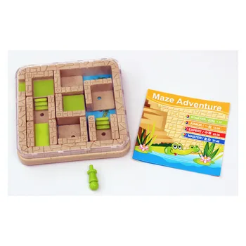 48 Problēmas Rotaļlietas IQ Mācību Smart Board Games Maz Krokodila Labirints Piedzīvojumu Izglītības Puzzle CILMES Rotaļlietas Bērniem Dāvanu