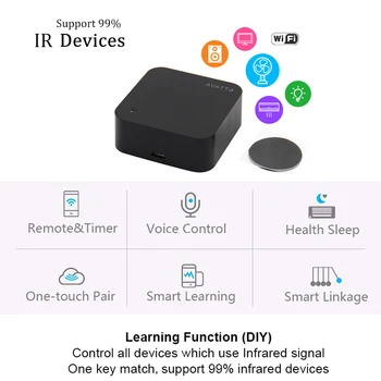 AVATTO S06 Mini WiFi IS Tālvadības Gaisa Kondicionētājs, TV, Smart Mājas Automatizācijas Universālā Tālvadības pults, lai Alexa,Google Home