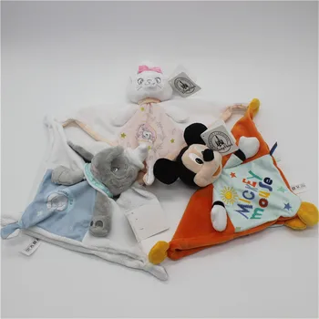 1 gab. 20cm Dumbo marijas kaķis mickey mouse mīksta plīša sedziņa, rotaļlietas Bērniem, Dāvanas, rotaļlietas, bērnu mīksta karikatūra segu rotaļlietas