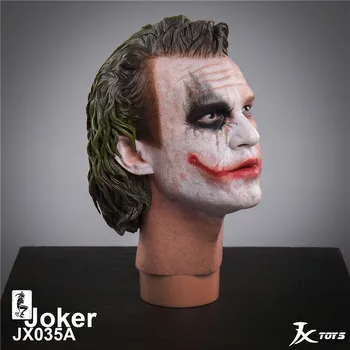 Noliktavā JXTOYS-035 1/4 Mēroga Vīriešu Attēls Piederumu Dark Knight Joker Vadītājs Sculpt Griešanai Modelis 12