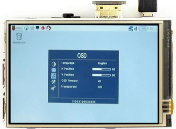 Aveņu Pi 3.5 collu HDMI LCD skārienekrāns 3.5 collu displeju 60 fps 1920*1080 IPS