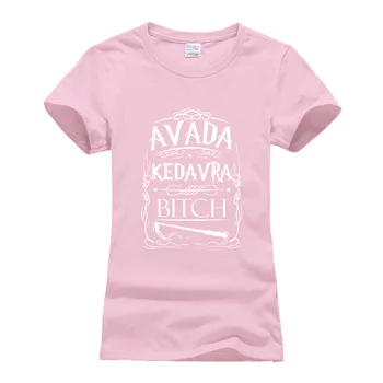 Vasaras kokvilnas zīmola camisetas punk topi tee Avada Kedavra smieklīgi izdrukāt sieviešu t-krekls 2019 Modes harajuku kokvilnas tee kreklu femme