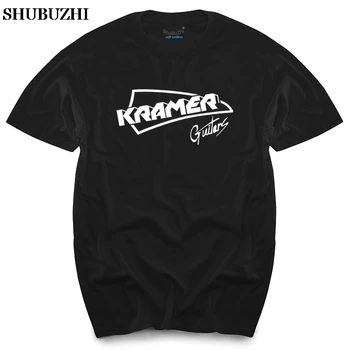 Camiseta Kramer Ģitāras XXL - XL - L - M - S - Izmērs, Ģitāras, Elektrisko T-Krekls vīriešu top tees jaunu kokvilnas t vīrieši vasaras modes t