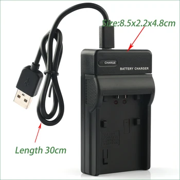 LANFULANG USB Akumulatora Lādētājs Panasonic Kamera CGA-DU07 CGR-DU07 NV GS120 GS140 GS150 GS180 GS188 GS230 GS300 SDR H200 H250