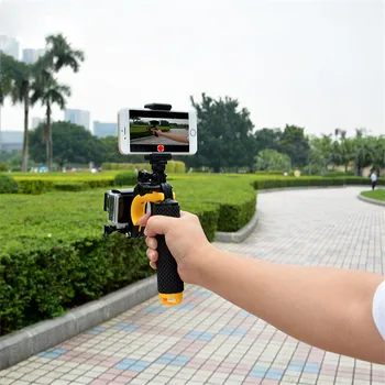 Pludiņa Slēdža Stabilizators Sadaļā Pistole Izraisīt Uzstādīt Peldošo Rokturis GoPro Hero 9/8/7/6/5 Xiaomi Yi Kamera