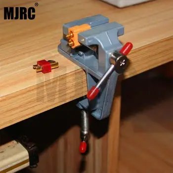 Modelis Rīku Alumīnija Sakausējuma Mini Priekšsēdētāja Skava T-plug/TRX/XT90/XT60-plug Metināšanas DIY Rīks, Rezerves Miniatūras vise galda TRX-4 TRX-6