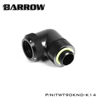 Barrow TWT90KND-K14, 90 Grādu Rotācijas Cieto Cauruļu Piederumiem, G1/4 Adapteri OD14mm Grūti Caurules