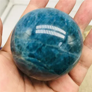 50-55mm un dabiski zilas apatite akmeņi Rock Kristāla Kvarca Minerālu Jomā Pasaulē Bumbu Čakra Reiki Dziedināšanas Mājas apdare Amatniecības