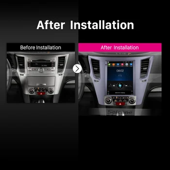 Seicane 9.7 collu Automašīnas Vadītājs Vienības Spēlētājs Android 9.1 Par 2010. -. Gadam Subaru Outback GPS Navigācijas Atbalstu Carplay OBDII Spogulis saites