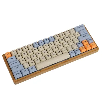 YMDK Zils Oranža Bēša Krāsvielu apakšuzņēmēju 64 68 Minila Keyset Bieza PBT OEM Profilu Mac Keycap Par Filco Minila YD60M XD64 GK64 Tada68