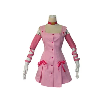 2019 JoJo Dīvaino Piedzīvojumu filmu Sugimoto Reimi Cosplay Kostīms, rozā kleita ar piederumu Halloween Karnevāla Puse