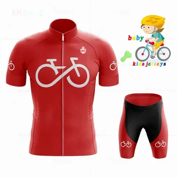 Riteņbraukšana Jersey 2020. Gadam Spānija Vasaras bērnu Velosipēdu Jersey Īsi MTB Velo Velo Apģērbs triatlona roupa ciclismo masculino
