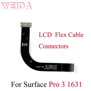 WEIDA Flex Kabeli, Savienotāji Replacment Microsoft Surface Pro 3 Pro3 1631 LCD Kabelis Flex Kabelis Conntectors