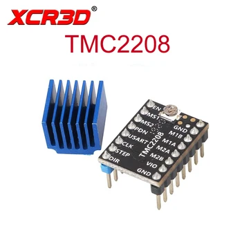 XCR3D TMC2208 V2.0 Stepper Motor Vadītāja Modulis StepStick Par Mātesplati Ir Ultra-Kluss Ar Siltuma Izlietne 3D Printera Daļas