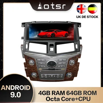 AOTSR 12.3 collu Android 9.0 PX6 DSP Auto GPS Navigācijas Spēlētājs Vienību NISSAN PATROL XE Stereo Carplay Multimediju Atskaņotājs