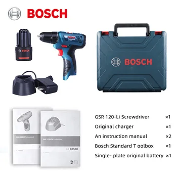 Bosch GSR 120-Li, Litija Elektrisko Urbi 12V Elektrisko Skrūvgriezi Skrūvgriezi Ātruma Regulēšanas Priekšu Un Atpakaļgaitā Rokas Urbi