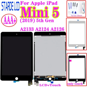 IPad Mini 5 LCD Displejs, Touch Screen iPad Mini 2019 Mini5 5th Gen LCD Touchscreen Matricas Digitizer A2124 A2126 A2133