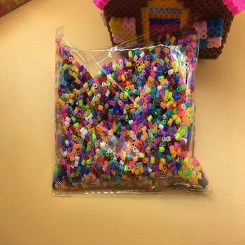 6500pcs/maiss 2.6 mm Mini Hama Pērlītēm Bērniem DIY Rotaļlietas Krāsu Sajaukšana Perler Drošinātāju Krelles Mini Gludināšanas Krelles izglītības rotaļlietas, jigsaw puzzle,