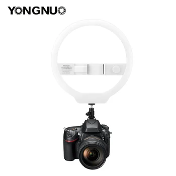 YONGNUO YN128 Gredzenu Gaismas 3200-5500K Balts Selfie Gaismu Tālrunis/Kamera/Studio/Tālrunis/Video LED Gaismas Iphone/Samsung/Xiaomi