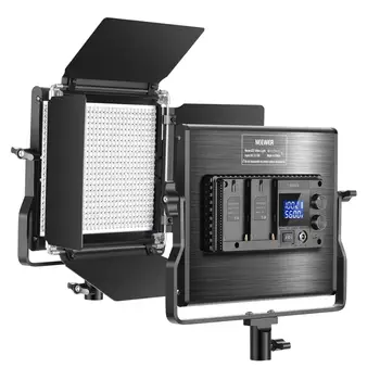 Neewer Modernizētas 660 LED Video Gaisma Regulējamas, Bi-Color LED Panelis ar LCD Ekrāns Studija, YouTube Video Fotografēšanas Pamatfunkcijas