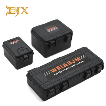 DJX 1Set Mini Toolbox Bagāžnieka Apdarei 1/10 RC Kāpurķēžu Auto Traxxas Trx4 Aksiālie Scx10 90046 CC01 D90 D110