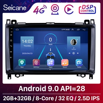 Seicane 8-core Android 9.0 Auto Multimediju Atskaņotājs, GPS, Stereo Mercedes Benz B W245 B150/Sprinter 211 CDI 309/ A Class W169 A150