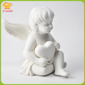 Jauns liela mīlestība angel silikona veidnē eņģelis mātes mīlestības svece pelējuma mājas apdares rīks