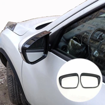 ABS Chrome/Oglekļa Šķiedru Priekš Nissan Qashqai J11 -2020 Automašīnu Atpakaļskata Spogulis, Lietus Uzacu Rāmis Aptver Piederumi 2gab