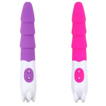 10 Ātruma Vītni Silikona Vibrators Sieviešu Masturbācija Red Purple (Purpurs) G Spot Stimulators Dildo Pieaugušo Seksa Rotaļlieta Sievietēm -70