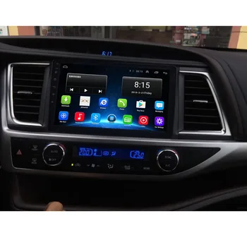 Android 10.1 Fit TOYOTA Highlander 2016 2017 - Multimediju Stereo Auto DVD Atskaņotājs Navigācija GPS Radio