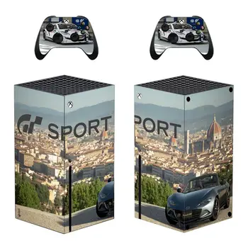 GT Sport Ādas kategorijas Uzlīme Vāks Xbox Sērijas X Konsoles un Kontrolieri Xbox Sērijas X Ādas Uzlīmes, Vinila Decal