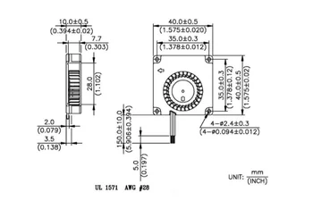 2/1gb atkārtojums Ventilators dzesēšanas Ventilators hotend Presēt Heatsink 4010 40mm x 10mm DC 12/24V Turbo Radiatoru 3D printera daļas