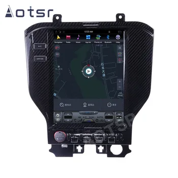 Tesla Stila Automašīnas Radio, GPS Navigācija, Ford Mustang - 2020 Android Multivides Video Atskaņotājs Carplay PX6 Auto Stereo Vienības