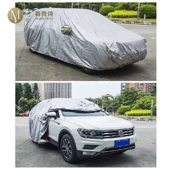 Bache voiture automašīnas pārsegs auto, uz ziemas automašīnas vāks Volkswagen Tiguan CC GOLF, Touran pilnu auto segtu passat variant