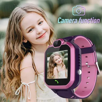 Smart Skatīties Rozā Blueteeth SIM Kartes Uz Tālruņa Bluetooth Zvanu Mūzikas Ūdensizturīgs Zilu Smart Skatīties Kameras Bērns Ar GPS Bērni Skatīties