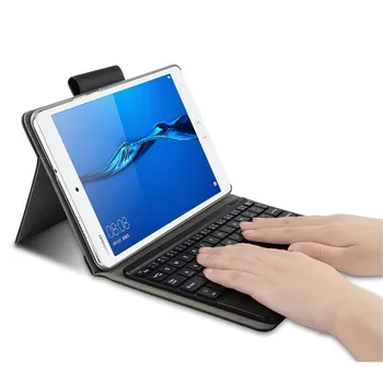 Tablete Bluetooth Tastatūra Segums Huawei MediaPad T5 8.0 JDN2-AL00/W09HN Godu Pad 5 8.0 Stāvēt Gadījumā, Daudzvalodu Valodā