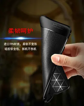 Par Huawei P30 Pro Gadījumā Luksusa Ādas tekstūru Ar Statīvu Gredzenu Magnēts Silikona Aizsargātu atpakaļ uz lietu par huawei p30 lite p30